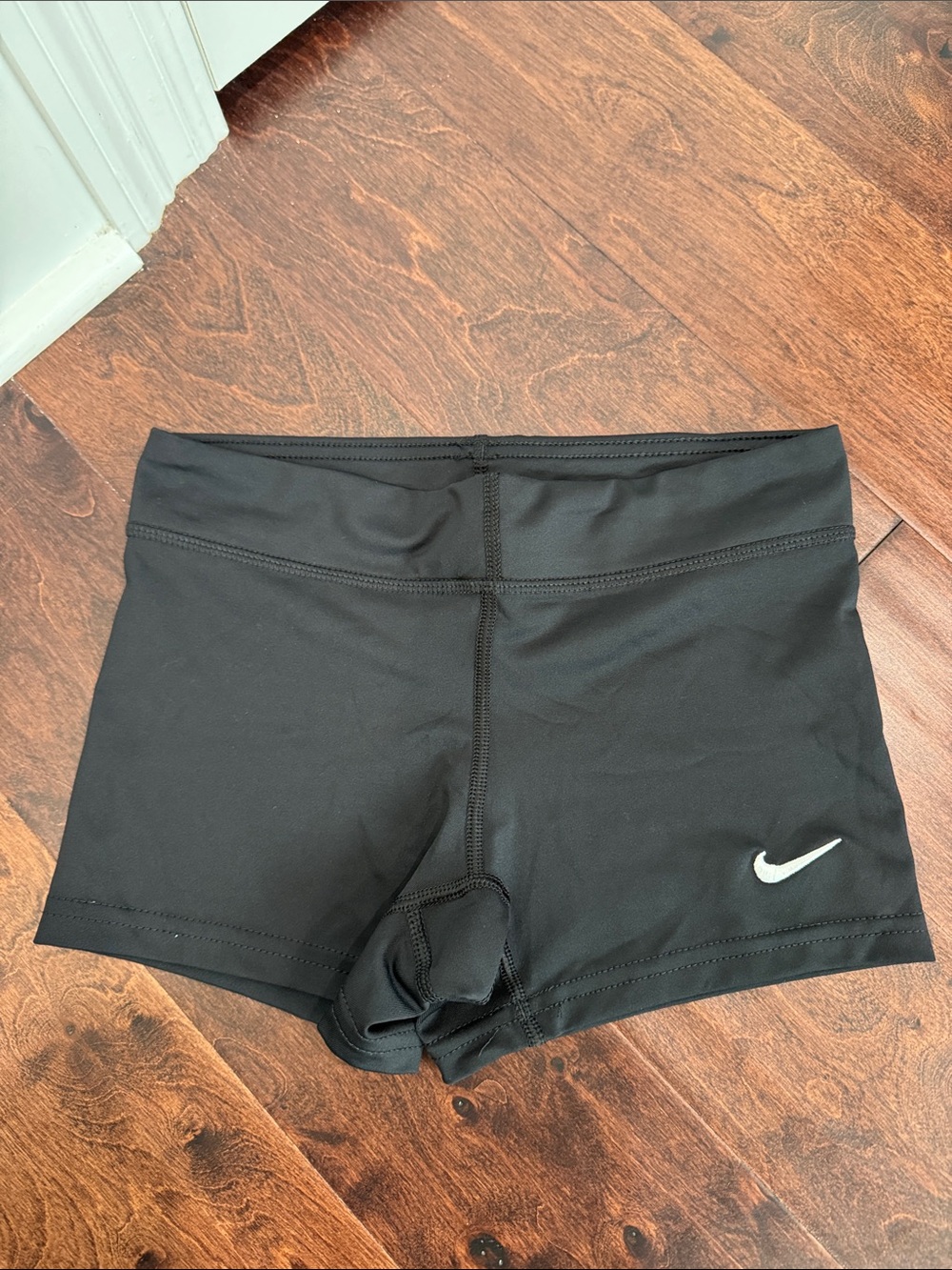 Nike Dri-Fit Girls Black Volleyball Shorts Spandex Competition Dance Gymnastics